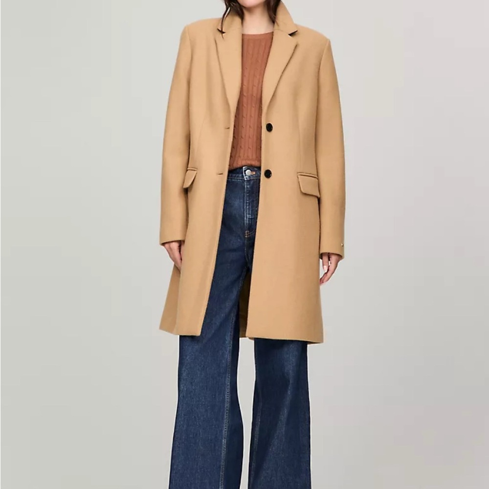 Tommy Hilfiger Classic Wool Blend Coat